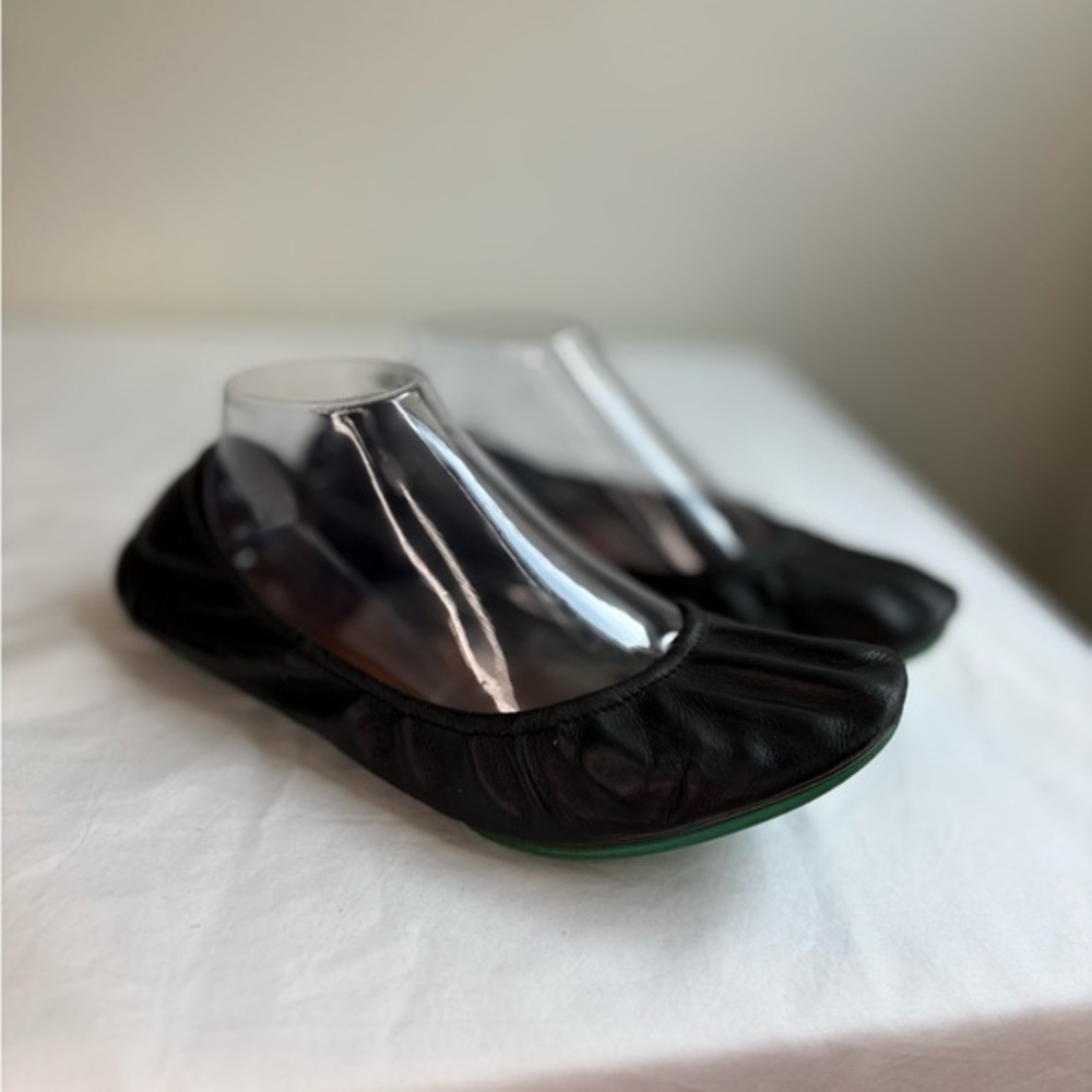 Tieks Black Foldable Ballet Flats